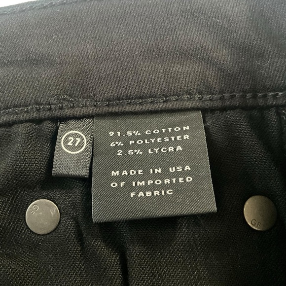 GRLFRND Joan Crop Flare Jeans in the Color Black Magic Woman - Picture 10 of 14